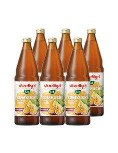 Kombucha Maracuya y Limon bio 6x750ml Voelkel